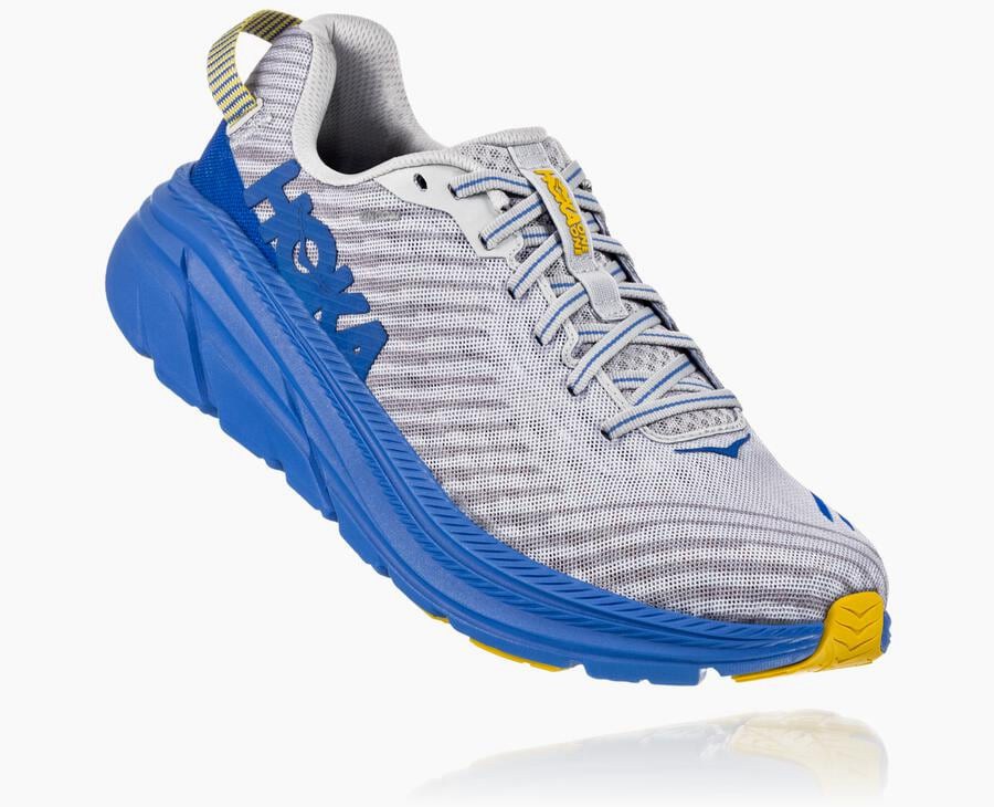 Zapatillas Running Hoka One One Hombre - Rincon - Gris/Azules - FST792465